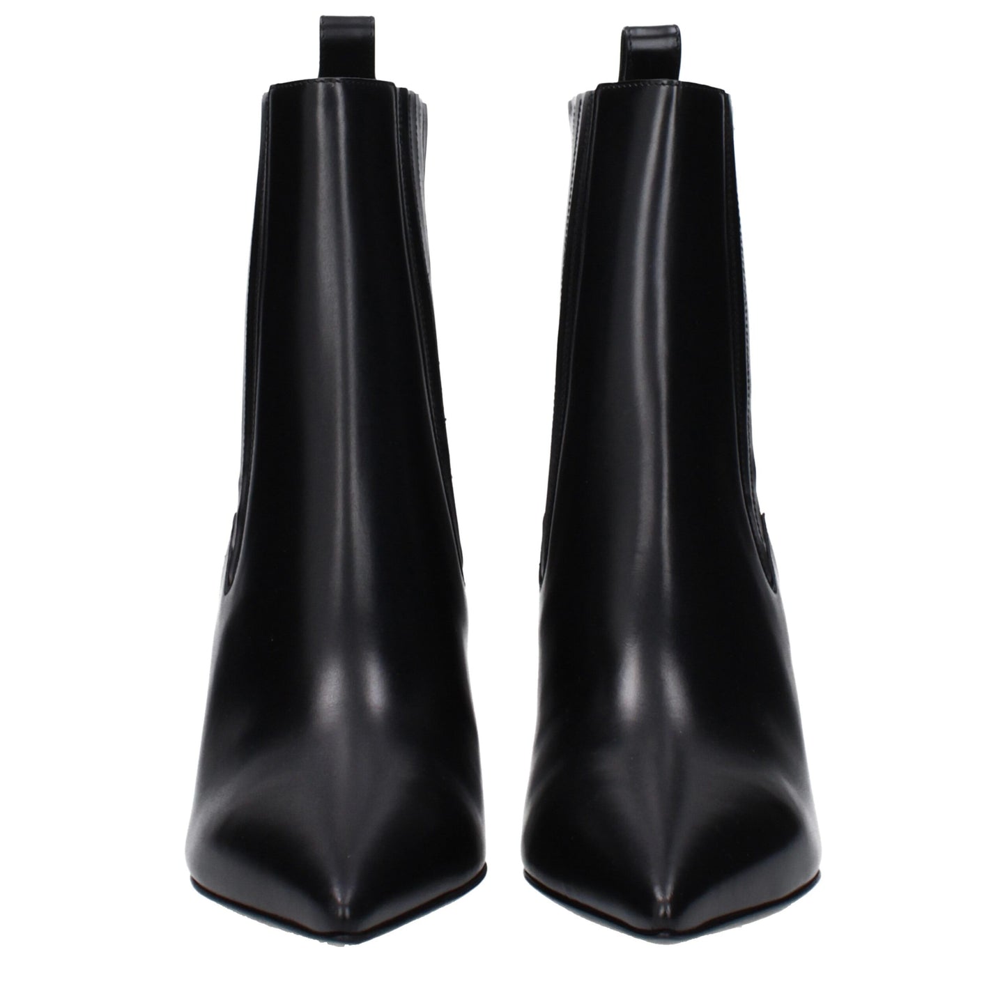 Valentino Garavani Black Leather Ankle Boots