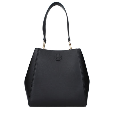 Tory Burch Black Leather Shoulder Bag