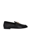 Dolce & Gabbana Black Leather Slip-On Loafers
