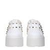 Valentino Garavani White Leather Platform Sneakers