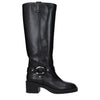 Stuart Weitzman Black Leather High Heel Boots