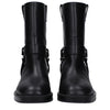 Stuart Weitzman Black Leather Ankle Boots