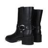 Stuart Weitzman Black Leather Ankle Boots
