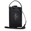 Valentino Garavani Black Leather Clutch Bag