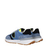 Philippe Model Blue Fabric Athletic Sneakers