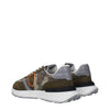 Philippe Model Green Fabric Athletic Sneakers