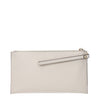 Michael Kors Beige Leather Clutch Bag