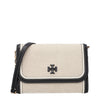 Tory Burch Beige Fabric Clutch Bag