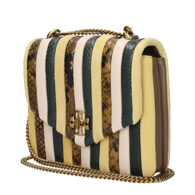 Tory Burch Yellow Leather Shoulder Bag