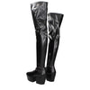 Prada Black Leather Over The Knee