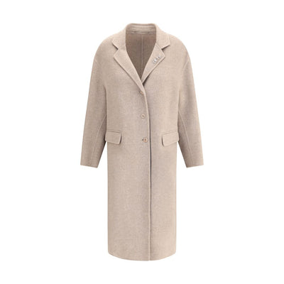 Ermanno Scervino Beige Wollmantel