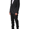 Dolce & Gabbana Dark Gray Wool Single Breasted 2 Piece Suit