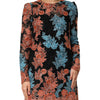 Dolce & Gabbana Multicolor Floral Embroidery Shift Mini Dress