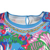Dolce & Gabbana Multicolor Floral Printed Tunic Blouse Top