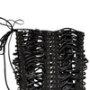 Dolce & Gabbana Black Eyelet Embellished Corset Style Top