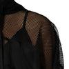 Dolce & Gabbana Black See Through Hooded Pullover Sweater