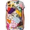 Dolce & Gabbana Multicolor Patchwork Cotton Silk Blouse Top