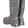 Dolce & Gabbana Metallic Silver Pull On Rain Boots Shoes