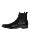 Dolce & Gabbana Black Chelsea Slip On Mid Calf Boots Shoes