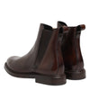Dolce & Gabbana Brown Chelsea Leather Mid Calf Boots Shoes