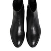 Dolce & Gabbana Black Leather Mid Calf Men Boots Shoes