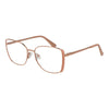 Guess Brille aus roségoldenem Metall (Gestell)