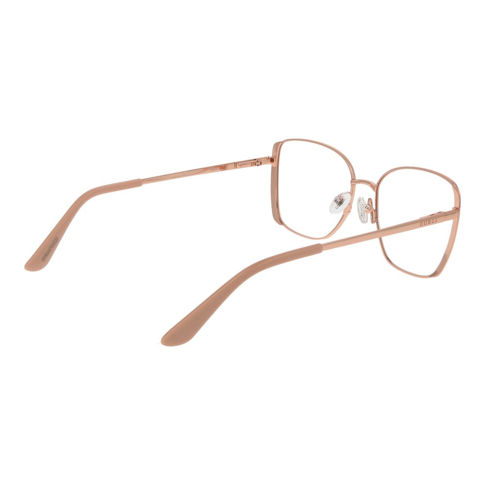 Guess Brille aus roségoldenem Metall (Gestell)