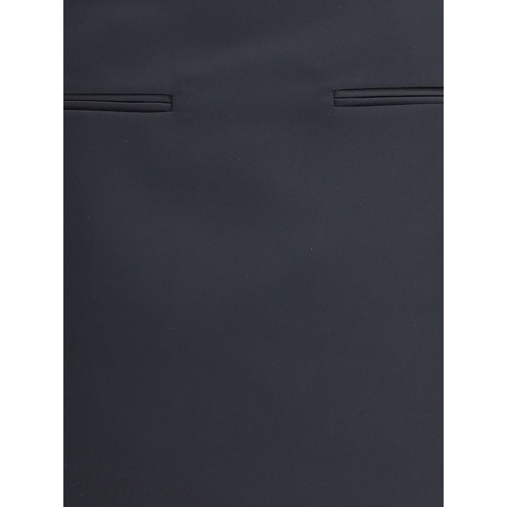 Schwarzer Courrèges-Minirock aus Polyester