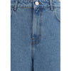 Rohe Blue Cotton Relaxed Fit Jeans
