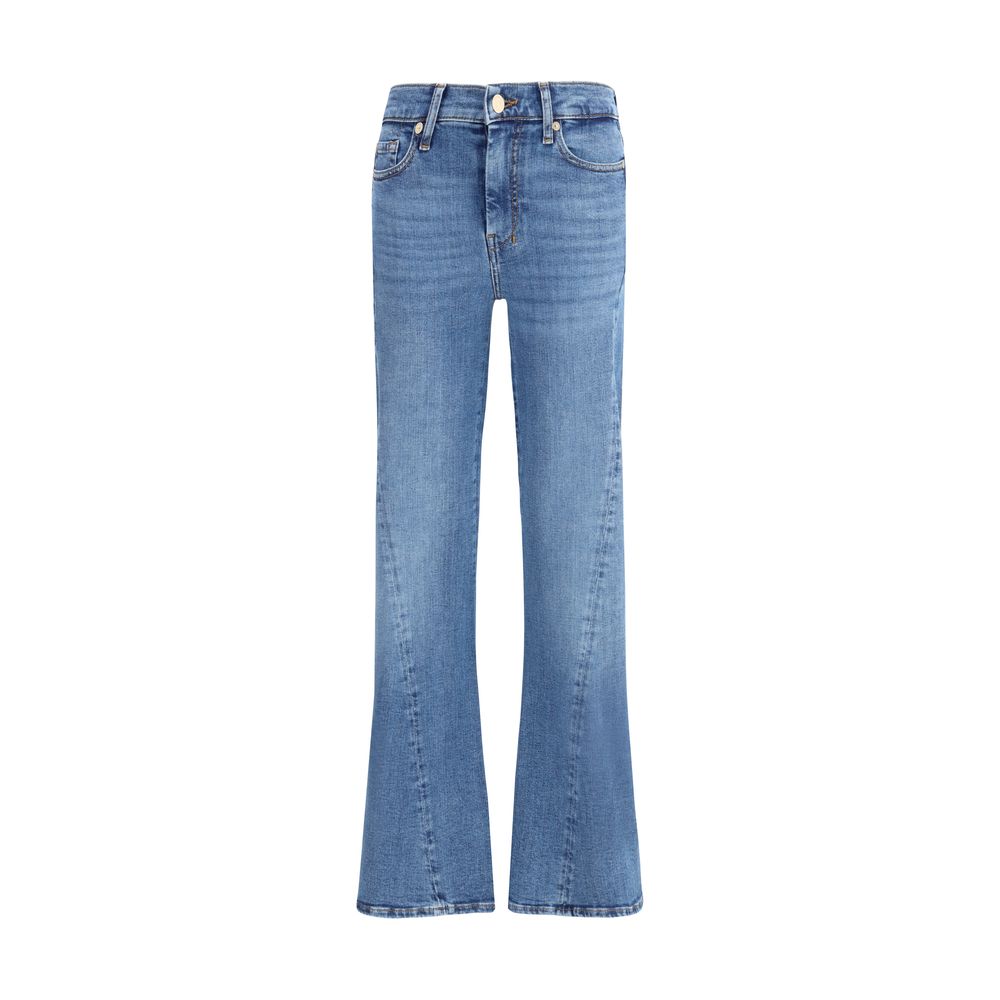 7FOR Blaue Baumwoll-Schlagjeans