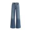 7FOR Blaue Baumwoll-Schlagjeans