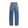 7FOR Hellblaue Baumwolljeans mit lockerer Passform
