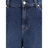 7FOR Blue Cotton Jeans Denim