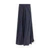 Balenciaga Blue Polyester Long Skirt