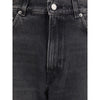 Haikure Schwarze Baumwolljeans mit lockerer Passform