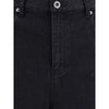 Self-Portrait Black Cotton High-Waisted Jean