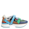 Dolce & Gabbana Multicolor Leather Low Top Sneakers Shoes