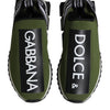 Dolce & Gabbana Green Logo Low Top Sorrento Men Sneakers Shoes