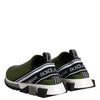 Dolce & Gabbana Green Logo Low Top Sorrento Men Sneakers Shoes