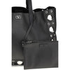 Valentino Garavani Black Calf Leather Bos Taurus Shoulder Bag