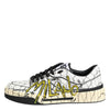 Dolce & Gabbana White Logo Print Low Top Men Sneakers Shoes