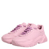 Dolce & Gabbana Pink Leather Daymaster Low Top Sneakers Shoes