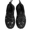 Dolce & Gabbana Black Low Top Lace Up Trekking Sneakers Shoes