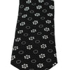 Dolce & Gabbana Black 100% Silk Floral Print Print Classic Tie