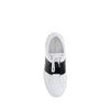 Valentino Garavani White Calf Leather Bos Taurus Low Top Sneakers
