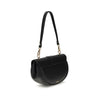 Versace Black Calf Leather Bos Taurus Shoulder Bag