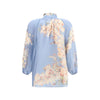 Zimmermann Light Blue Ramie Blouse