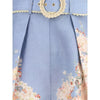 Zimmermann Light Blue Linen Bermuda Shorts