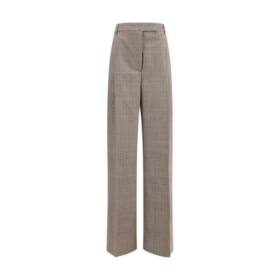 Rohe Beige Fleece Wool Casual Pants