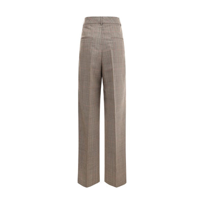 Rohe Beige Fleece Wool Casual Pants